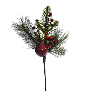 PINE/BERRY/GUAVA PICK 38CM RED
